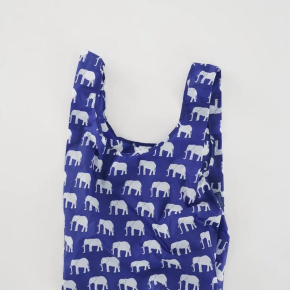 BAGGU Elephant Reusable Eco Shopping Bag Tote Purse Standard Size NWT - Picture 9 of 10